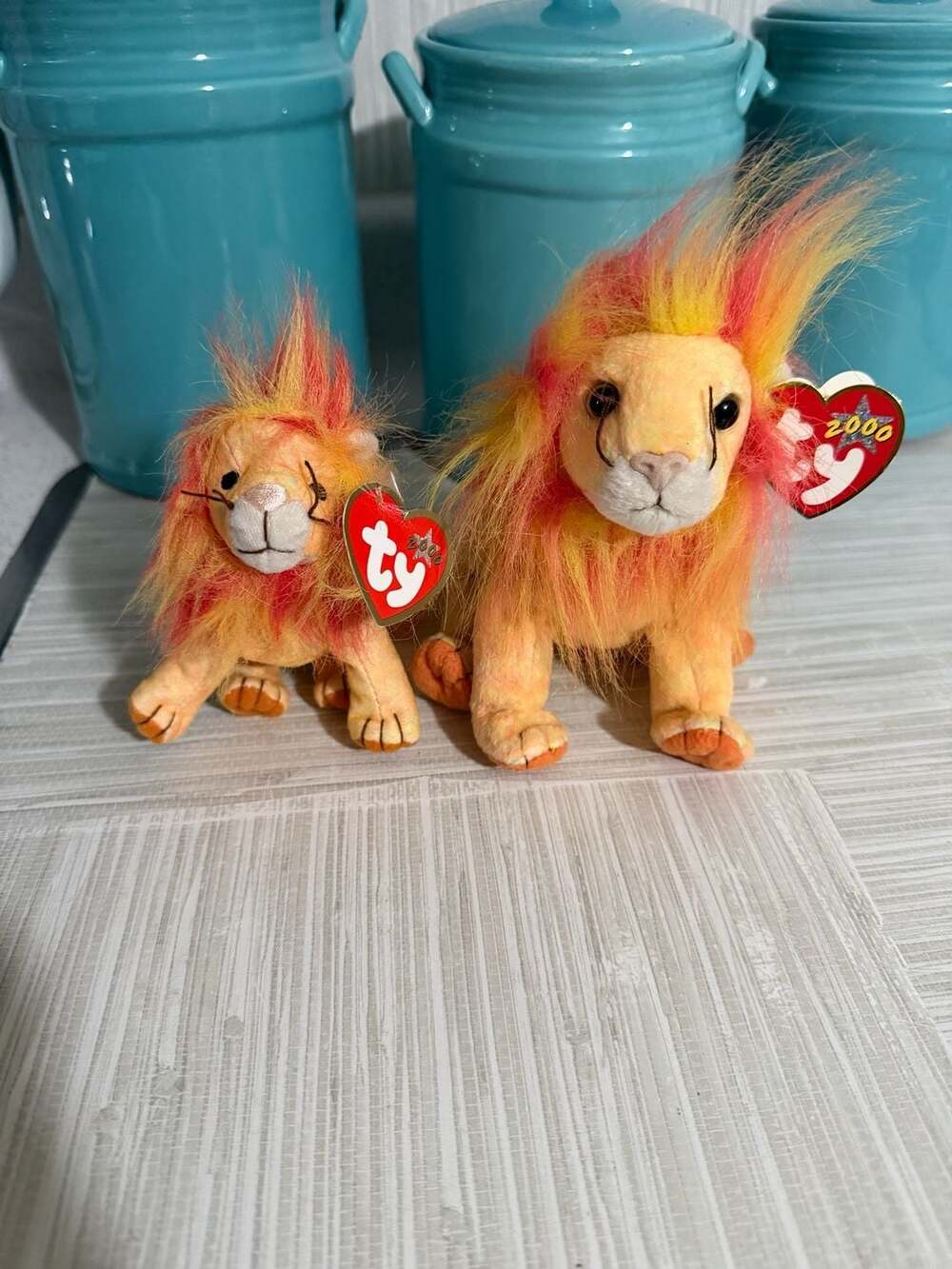 Ty Beanie Babies Bushy The Lion Plush